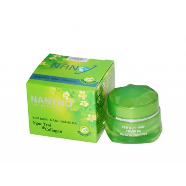 Kem Mụn Nám Trắng Da Ngọc Trai & Collagen Nanyno